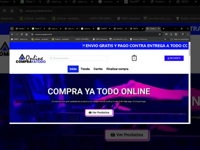 TIENDA ONLINE: Landing page para startup